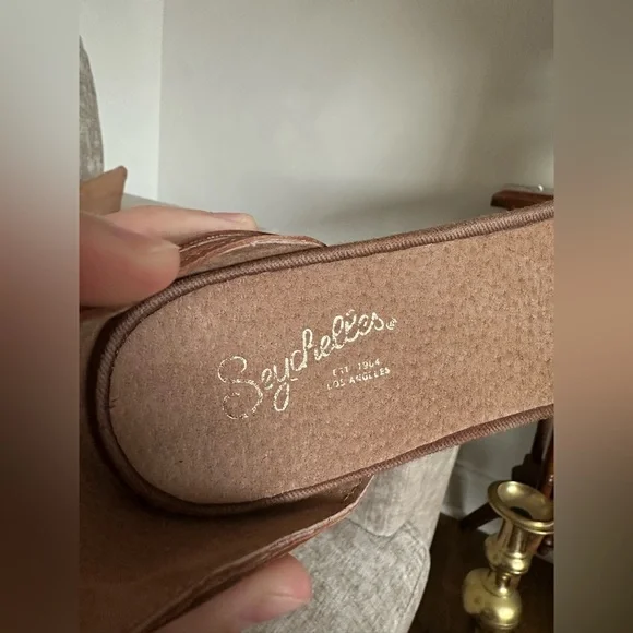 Seychelles Bits N’ Pieces Woven Flats in Honey sz 10 - Picture 8 of 9